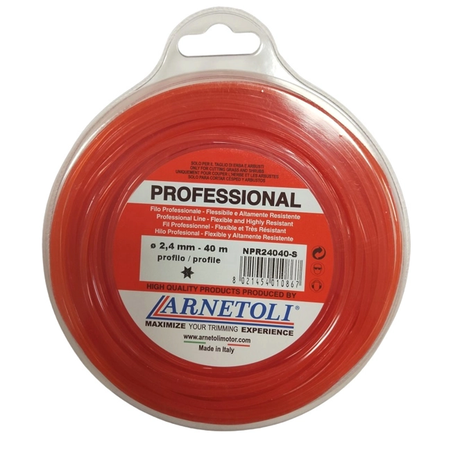 Vendita online Filo stellare per decespugliatore Ø 2.4 mm. x 40 metri 